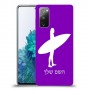 גלישה כיסוי מגן קשיח בעיצוב אישי עם השם שלך ל Samsung Galaxy S20 FE 5G יחידה אחת סקרין מובייל