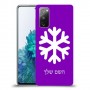 שלג כיסוי מגן קשיח בעיצוב אישי עם השם שלך ל Samsung Galaxy S20 FE 5G יחידה אחת סקרין מובייל