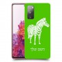זברה כיסוי מגן קשיח בעיצוב אישי עם השם שלך ל Samsung Galaxy S20 FE יחידה אחת סקרין מובייל