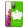 כתר מלכותי כיסוי מגן קשיח בעיצוב אישי עם השם שלך ל Samsung Galaxy S20 FE יחידה אחת סקרין מובייל