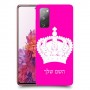 כתר מלכותי כיסוי מגן קשיח בעיצוב אישי עם השם שלך ל Samsung Galaxy S20 FE יחידה אחת סקרין מובייל