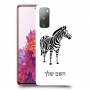 זברה כיסוי מגן קשיח בעיצוב אישי עם השם שלך ל Samsung Galaxy S20 FE יחידה אחת סקרין מובייל