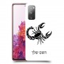 עקרב כיסוי מגן קשיח בעיצוב אישי עם השם שלך ל Samsung Galaxy S20 FE יחידה אחת סקרין מובייל