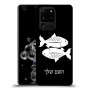דגים כיסוי מגן קשיח בעיצוב אישי עם השם שלך ל Samsung Galaxy S20 Ultra 5G יחידה אחת סקרין מובייל
