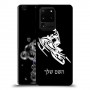 אופנוע שלג כיסוי מגן קשיח בעיצוב אישי עם השם שלך ל Samsung Galaxy S20 Ultra 5G יחידה אחת סקרין מובייל