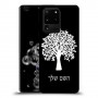 עץ כיסוי מגן קשיח בעיצוב אישי עם השם שלך ל Samsung Galaxy S20 Ultra 5G יחידה אחת סקרין מובייל