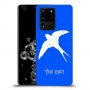 ציפור לבלוע כיסוי מגן קשיח בעיצוב אישי עם השם שלך ל Samsung Galaxy S20 Ultra 5G יחידה אחת סקרין מובייל