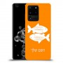 דגים כיסוי מגן קשיח בעיצוב אישי עם השם שלך ל Samsung Galaxy S20 Ultra 5G יחידה אחת סקרין מובייל