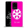 שלג כיסוי מגן קשיח בעיצוב אישי עם השם שלך ל Samsung Galaxy S20 Ultra 5G יחידה אחת סקרין מובייל