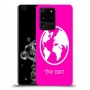 עולם כיסוי מגן קשיח בעיצוב אישי עם השם שלך ל Samsung Galaxy S20 Ultra 5G יחידה אחת סקרין מובייל