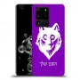 זאב כיסוי מגן קשיח בעיצוב אישי עם השם שלך ל Samsung Galaxy S20 Ultra 5G יחידה אחת סקרין מובייל