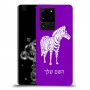 זברה כיסוי מגן קשיח בעיצוב אישי עם השם שלך ל Samsung Galaxy S20 Ultra 5G יחידה אחת סקרין מובייל