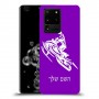 אופנוע שלג כיסוי מגן קשיח בעיצוב אישי עם השם שלך ל Samsung Galaxy S20 Ultra 5G יחידה אחת סקרין מובייל