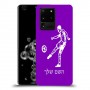 שחקן כדורגל כיסוי מגן קשיח בעיצוב אישי עם השם שלך ל Samsung Galaxy S20 Ultra 5G יחידה אחת סקרין מובייל