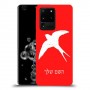 ציפור לבלוע כיסוי מגן קשיח בעיצוב אישי עם השם שלך ל Samsung Galaxy S20 Ultra 5G יחידה אחת סקרין מובייל