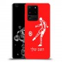 שחקן כדורגל כיסוי מגן קשיח בעיצוב אישי עם השם שלך ל Samsung Galaxy S20 Ultra 5G יחידה אחת סקרין מובייל