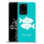 דגים כיסוי מגן קשיח בעיצוב אישי עם השם שלך ל Samsung Galaxy S20 Ultra 5G יחידה אחת סקרין מובייל