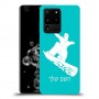 סנובורד כיסוי מגן קשיח בעיצוב אישי עם השם שלך ל Samsung Galaxy S20 Ultra 5G יחידה אחת סקרין מובייל