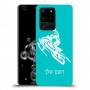 אופנוע שלג כיסוי מגן קשיח בעיצוב אישי עם השם שלך ל Samsung Galaxy S20 Ultra 5G יחידה אחת סקרין מובייל