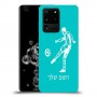 שחקן כדורגל כיסוי מגן קשיח בעיצוב אישי עם השם שלך ל Samsung Galaxy S20 Ultra 5G יחידה אחת סקרין מובייל