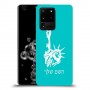 פסל החירות כיסוי מגן קשיח בעיצוב אישי עם השם שלך ל Samsung Galaxy S20 Ultra 5G יחידה אחת סקרין מובייל