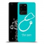 רופא סטטוסקופ כיסוי מגן קשיח בעיצוב אישי עם השם שלך ל Samsung Galaxy S20 Ultra 5G יחידה אחת סקרין מובייל