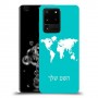 מפת העולם כיסוי מגן קשיח בעיצוב אישי עם השם שלך ל Samsung Galaxy S20 Ultra 5G יחידה אחת סקרין מובייל