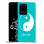 סמל יינג יאנג - סין כיסוי מגן קשיח בעיצוב אישי עם השם שלך ל Samsung Galaxy S20 Ultra 5G יחידה אחת סקרין מובייל
