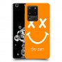 סמיילי כיסוי מגן קשיח בעיצוב אישי עם השם שלך ל Samsung Galaxy S20 Ultra יחידה אחת סקרין מובייל