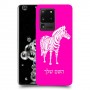 זברה כיסוי מגן קשיח בעיצוב אישי עם השם שלך ל Samsung Galaxy S20 Ultra יחידה אחת סקרין מובייל