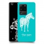 זברה כיסוי מגן קשיח בעיצוב אישי עם השם שלך ל Samsung Galaxy S20 Ultra יחידה אחת סקרין מובייל