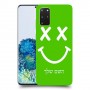 סמיילי כיסוי מגן קשיח בעיצוב אישי עם השם שלך ל Samsung Galaxy S20+ 5G יחידה אחת סקרין מובייל