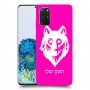 זאב כיסוי מגן קשיח בעיצוב אישי עם השם שלך ל Samsung Galaxy S20+ 5G יחידה אחת סקרין מובייל