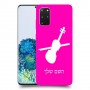 כינור כיסוי מגן קשיח בעיצוב אישי עם השם שלך ל Samsung Galaxy S20+ 5G יחידה אחת סקרין מובייל
