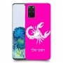 עקרב כיסוי מגן קשיח בעיצוב אישי עם השם שלך ל Samsung Galaxy S20+ 5G יחידה אחת סקרין מובייל