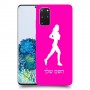 ג'וגלין - אישה כיסוי מגן קשיח בעיצוב אישי עם השם שלך ל Samsung Galaxy S20+ 5G יחידה אחת סקרין מובייל