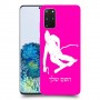סקִי כיסוי מגן קשיח בעיצוב אישי עם השם שלך ל Samsung Galaxy S20+ 5G יחידה אחת סקרין מובייל