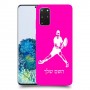 שחקן טניס כיסוי מגן קשיח בעיצוב אישי עם השם שלך ל Samsung Galaxy S20+ 5G יחידה אחת סקרין מובייל
