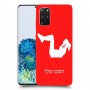 אימון ספורט - אישה כיסוי מגן קשיח בעיצוב אישי עם השם שלך ל Samsung Galaxy S20+ 5G יחידה אחת סקרין מובייל