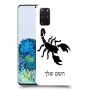 עקרב כיסוי מגן קשיח בעיצוב אישי עם השם שלך ל Samsung Galaxy S20+ 5G יחידה אחת סקרין מובייל