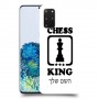 שחמט כיסוי מגן קשיח בעיצוב אישי עם השם שלך ל Samsung Galaxy S20+ 5G יחידה אחת סקרין מובייל