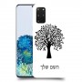 עץ כיסוי מגן קשיח בעיצוב אישי עם השם שלך ל Samsung Galaxy S20+ 5G יחידה אחת סקרין מובייל
