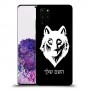זאב כיסוי מגן קשיח בעיצוב אישי עם השם שלך ל Samsung Galaxy S20+ יחידה אחת סקרין מובייל