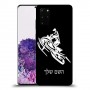 אופנוע שלג כיסוי מגן קשיח בעיצוב אישי עם השם שלך ל Samsung Galaxy S20+ יחידה אחת סקרין מובייל
