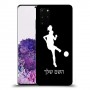 כדורגל - אישה כיסוי מגן קשיח בעיצוב אישי עם השם שלך ל Samsung Galaxy S20+ יחידה אחת סקרין מובייל