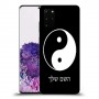 סמל יינג יאנג - סין כיסוי מגן קשיח בעיצוב אישי עם השם שלך ל Samsung Galaxy S20+ יחידה אחת סקרין מובייל