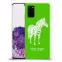 זברה כיסוי מגן קשיח בעיצוב אישי עם השם שלך ל Samsung Galaxy S20+ יחידה אחת סקרין מובייל