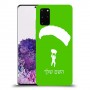 צניחה חופשית כיסוי מגן קשיח בעיצוב אישי עם השם שלך ל Samsung Galaxy S20+ יחידה אחת סקרין מובייל