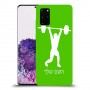 הרמת משקולות כיסוי מגן קשיח בעיצוב אישי עם השם שלך ל Samsung Galaxy S20+ יחידה אחת סקרין מובייל