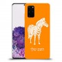 זברה כיסוי מגן קשיח בעיצוב אישי עם השם שלך ל Samsung Galaxy S20+ יחידה אחת סקרין מובייל